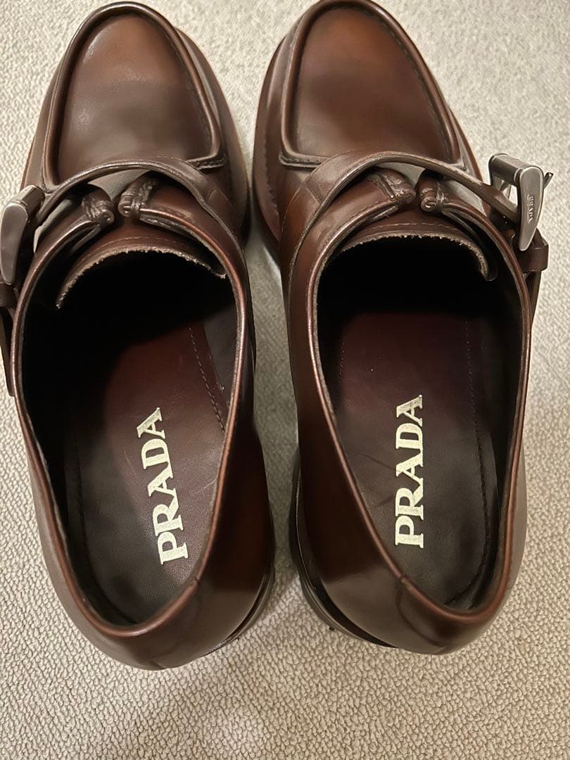 靴 prada 2013aw tank sole moccasin shoes