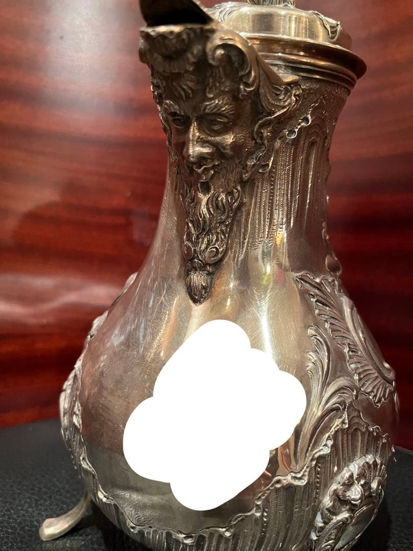 フランス　純銀製　ティーポット　ポット　アンティーク　スターリングシルバー