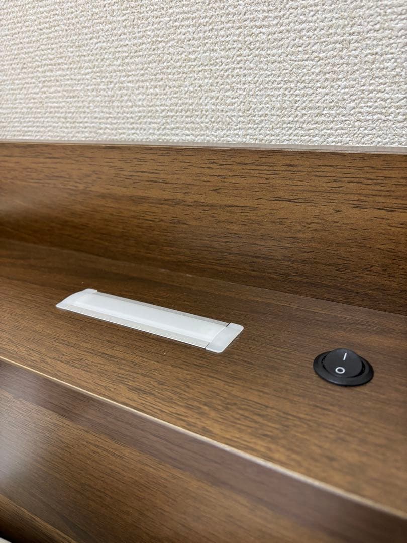【10/31まで】Bed Style 照明・電源付ベッド (ダブル) フレーム