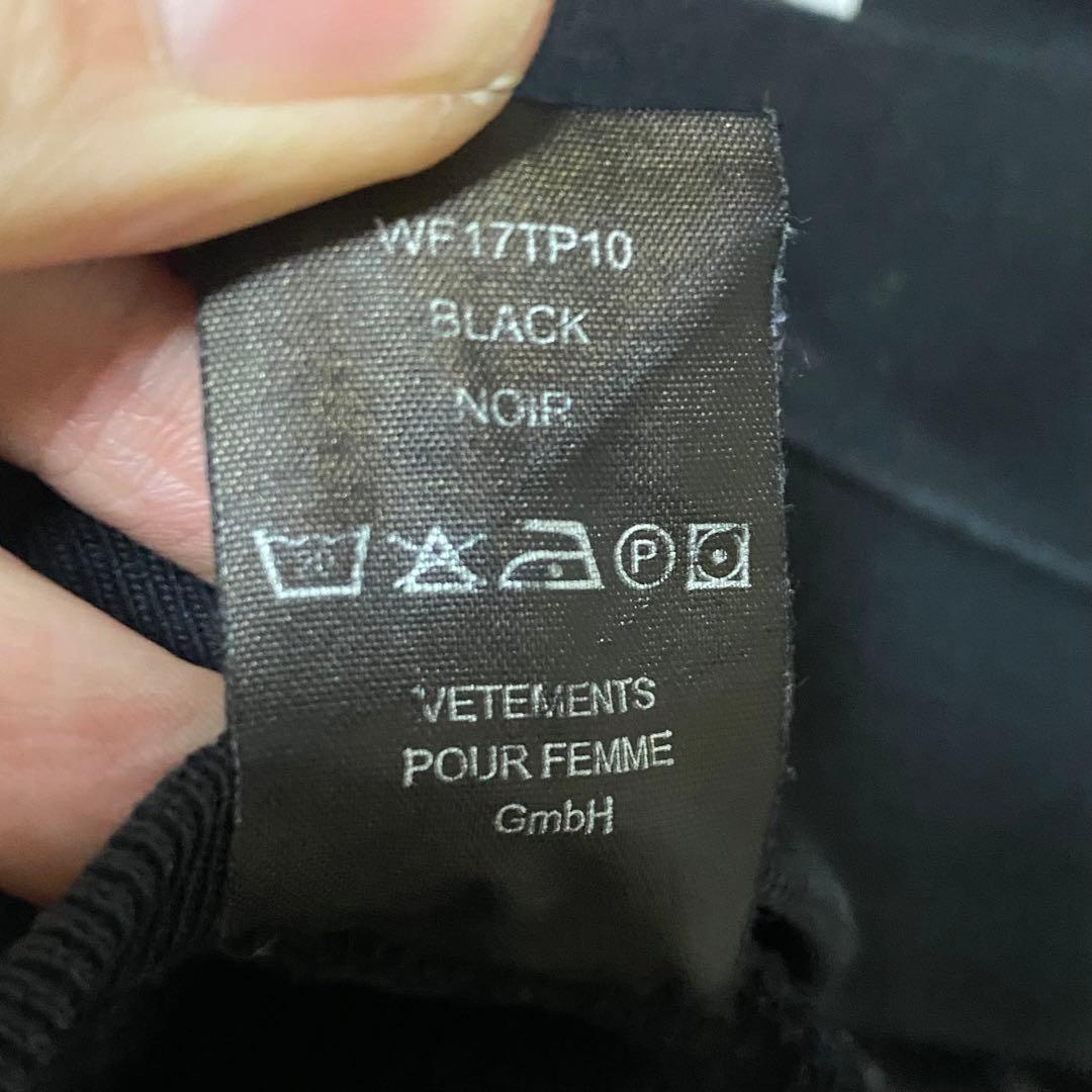 vetements tfd famme パーカー L 激レア