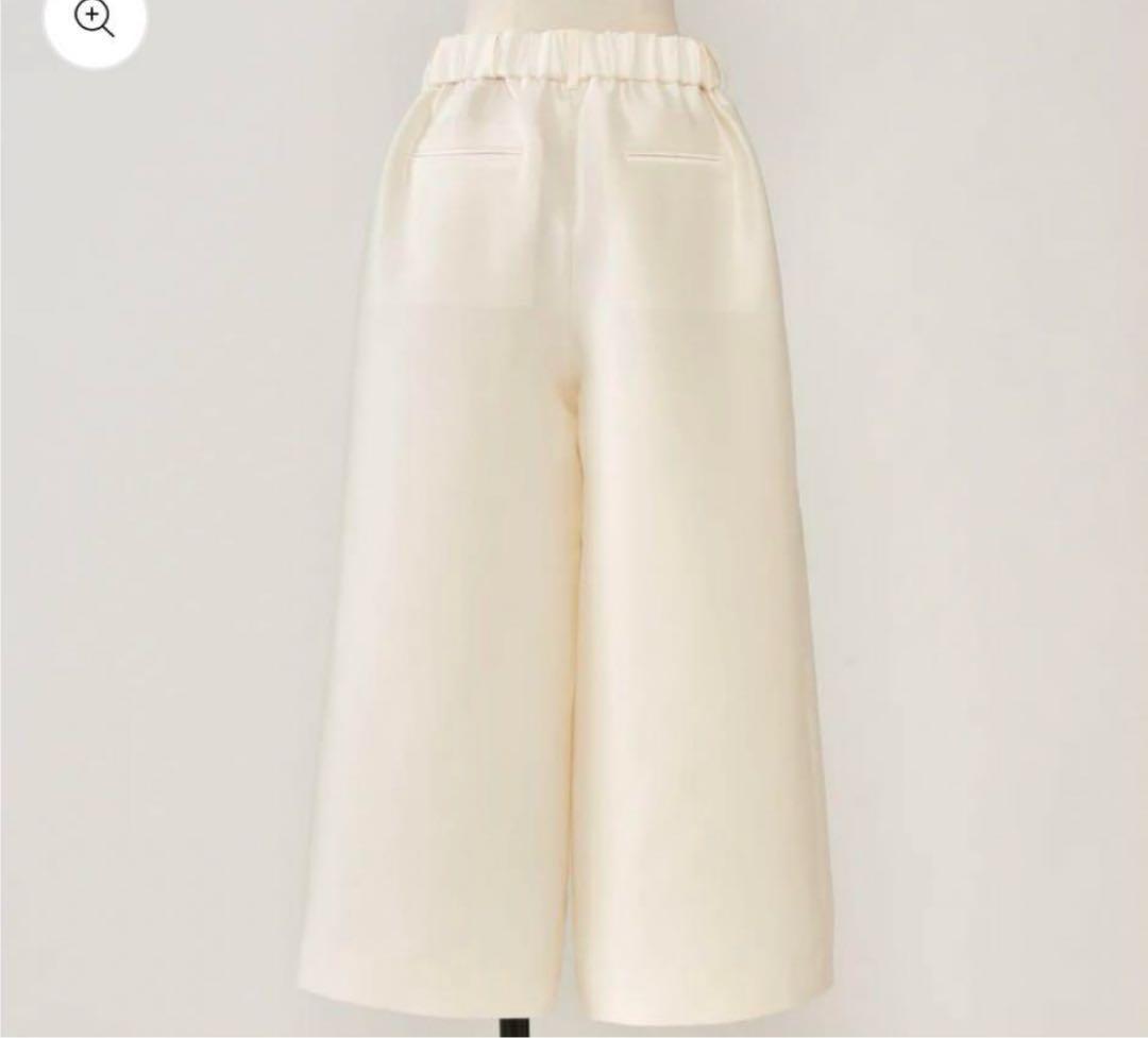 Heve シアーサテンフレアガウチョ　38 バニラ