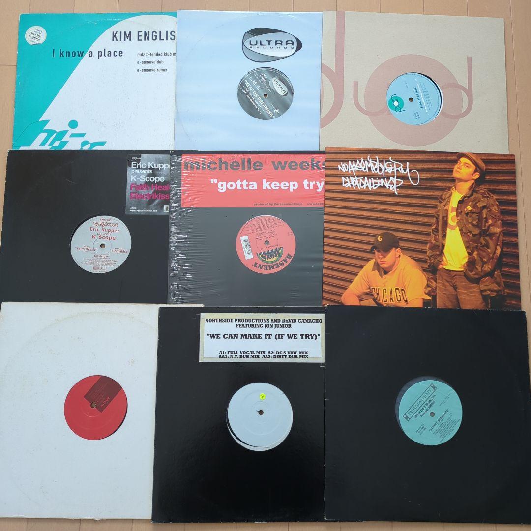 HOUSEなどダンスミュージックのレコード1箱セット 約70枚 ①