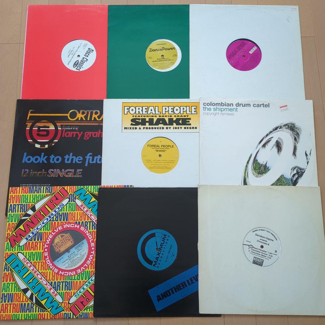 HOUSEなどダンスミュージックのレコード1箱セット 約70枚 ①