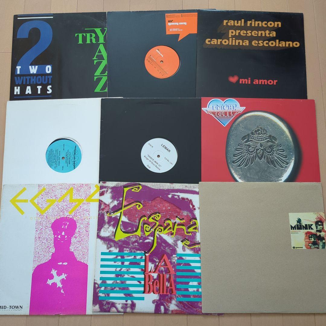 HOUSEなどダンスミュージックのレコード1箱セット 約70枚 ①