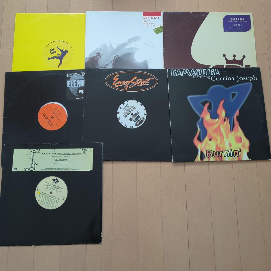 HOUSEなどダンスミュージックのレコード1箱セット 約70枚 ①
