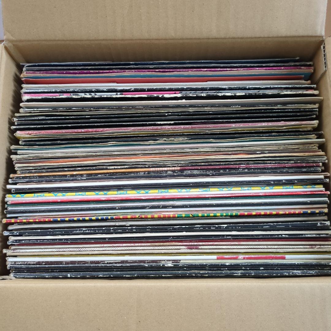 HOUSEなどダンスミュージックのレコード1箱セット 約70枚 ①