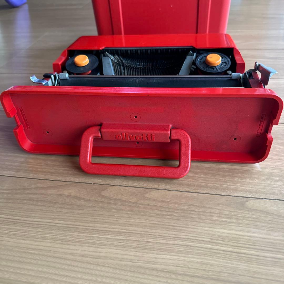 valentfine 赤 タイプライター バケツ