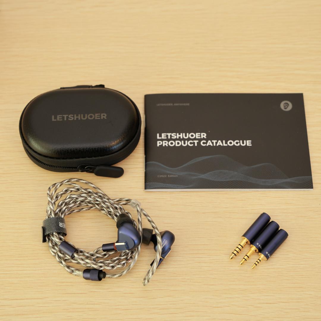LET SHUOER S12 PRO ブルー イヤホン
