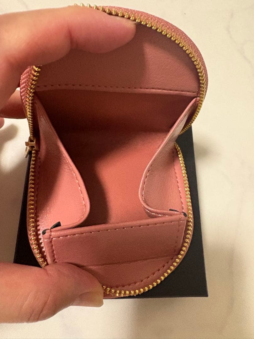 【皇居限定】桜ピンク 馬蹄型小銭入 ケース　財布　皇居財布　箱付き