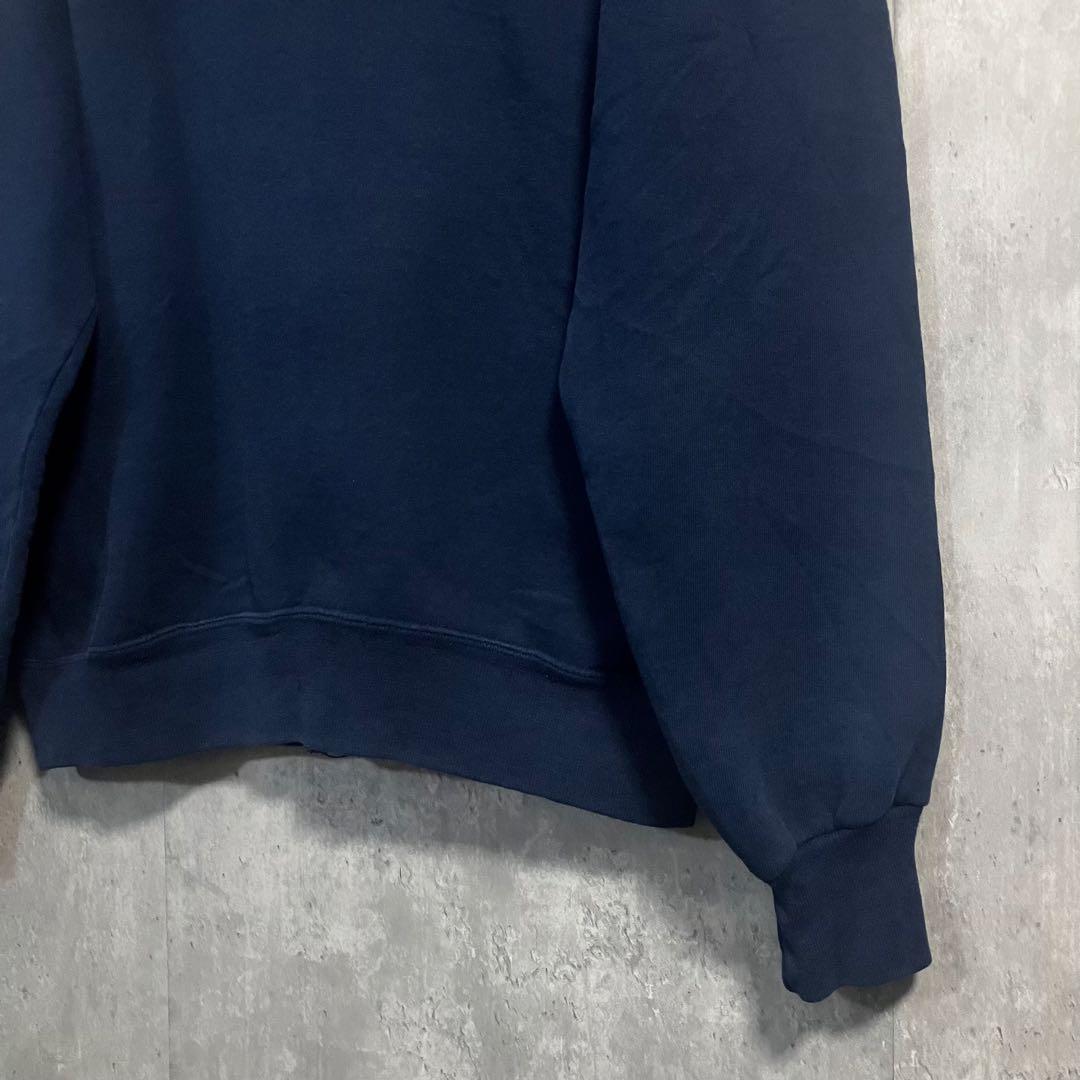 ラッセルアスレチック90sUSA製フルジップパーカーM相当ブランク無地ソリッド