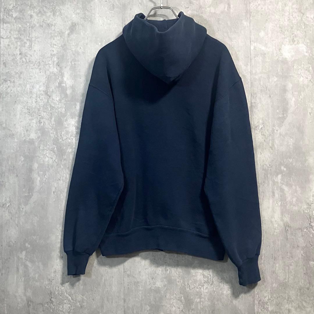 ラッセルアスレチック90sUSA製フルジップパーカーM相当ブランク無地ソリッド