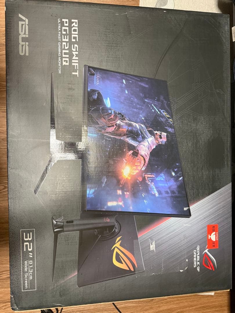 ディスプレイ・モニター本体 ROG SWIFT PG32UQ 4K 144Hz