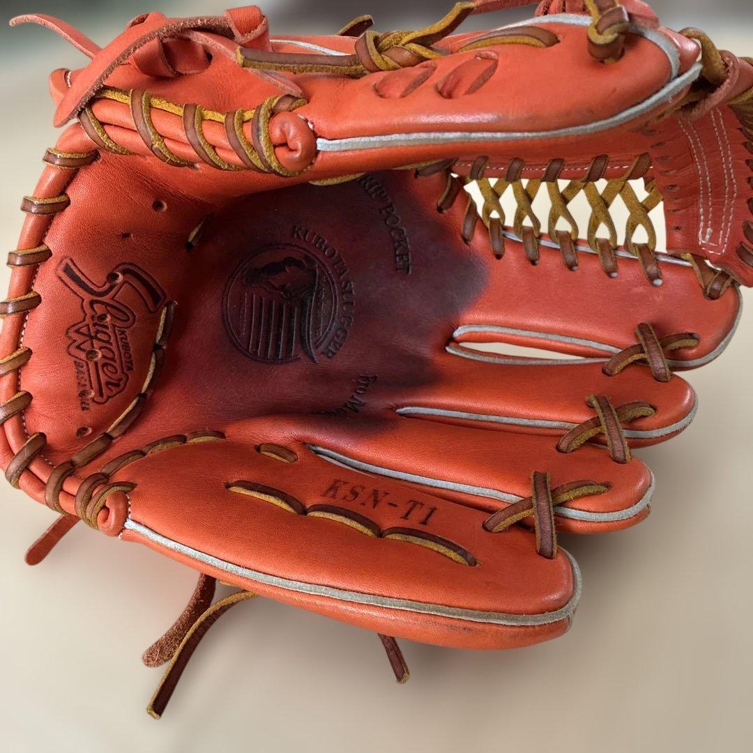 Slugger オレンジ グラブ