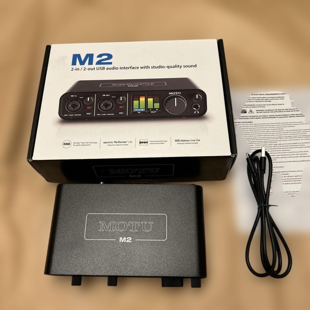 《美品》オーディオインターフェース　MOTU M2 動作確認済み