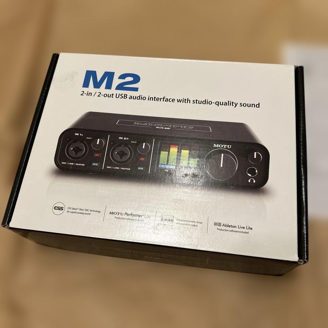 《美品》オーディオインターフェース　MOTU M2 動作確認済み