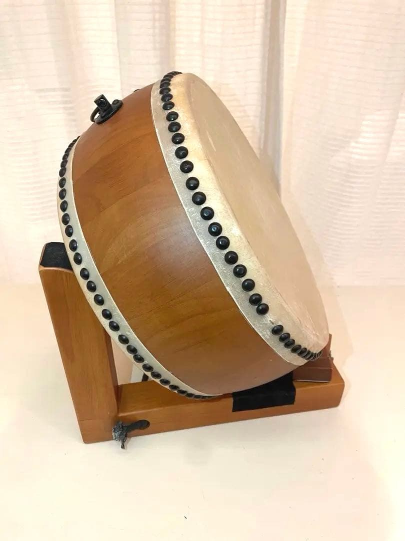 【牛革 スタンド】ナカノ キッズパーカッション 本格 和太鼓 平太鼓 大サイズ