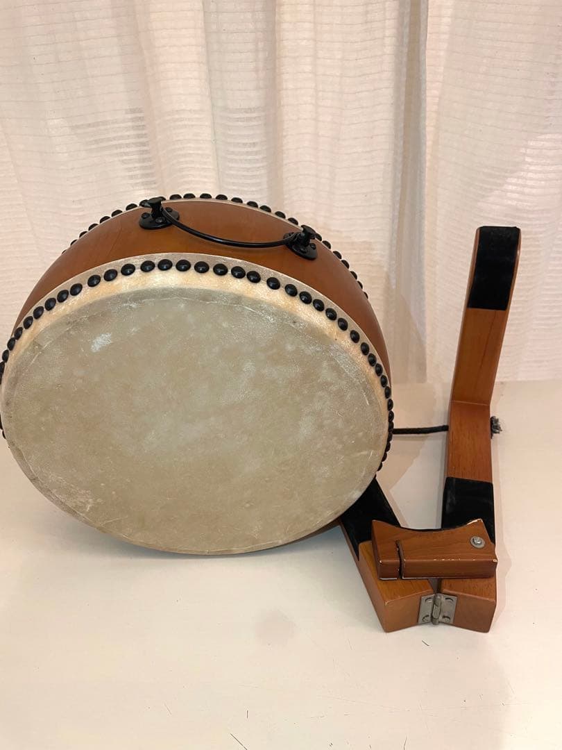 【牛革 スタンド】ナカノ キッズパーカッション 本格 和太鼓 平太鼓 大サイズ