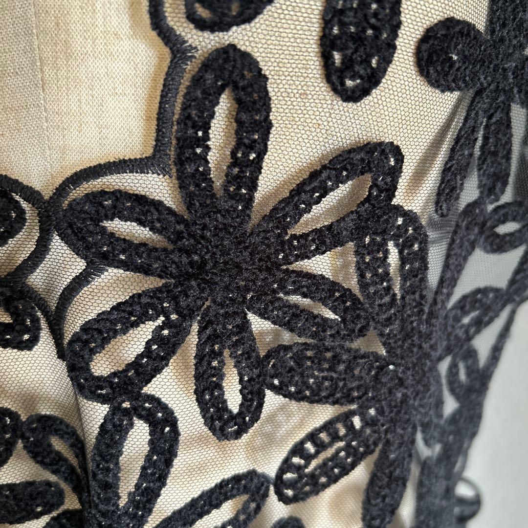 salonアダムエロペ　フラワーレースジレ　ベスト