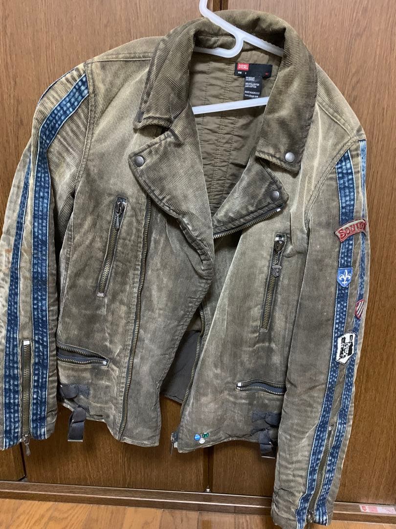 DIESEL ライダース　デニムジャケット　メンズ