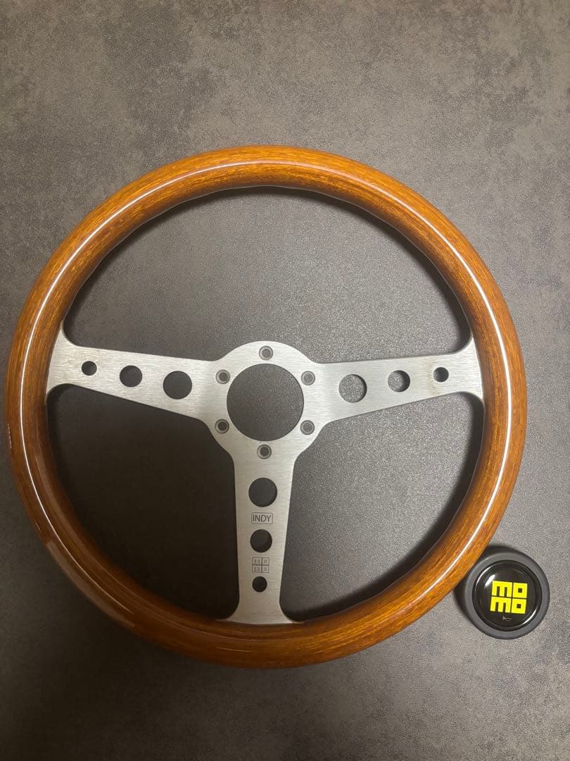 MOMO INDY ヘリテージライン マホガニーウッド　35Φ HL-05