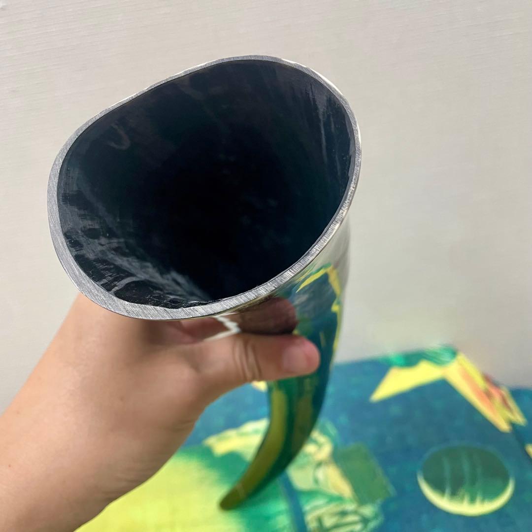 ヴァイキング ドリンキングホーン 角杯 ホーンカップ 400ml 4点セット