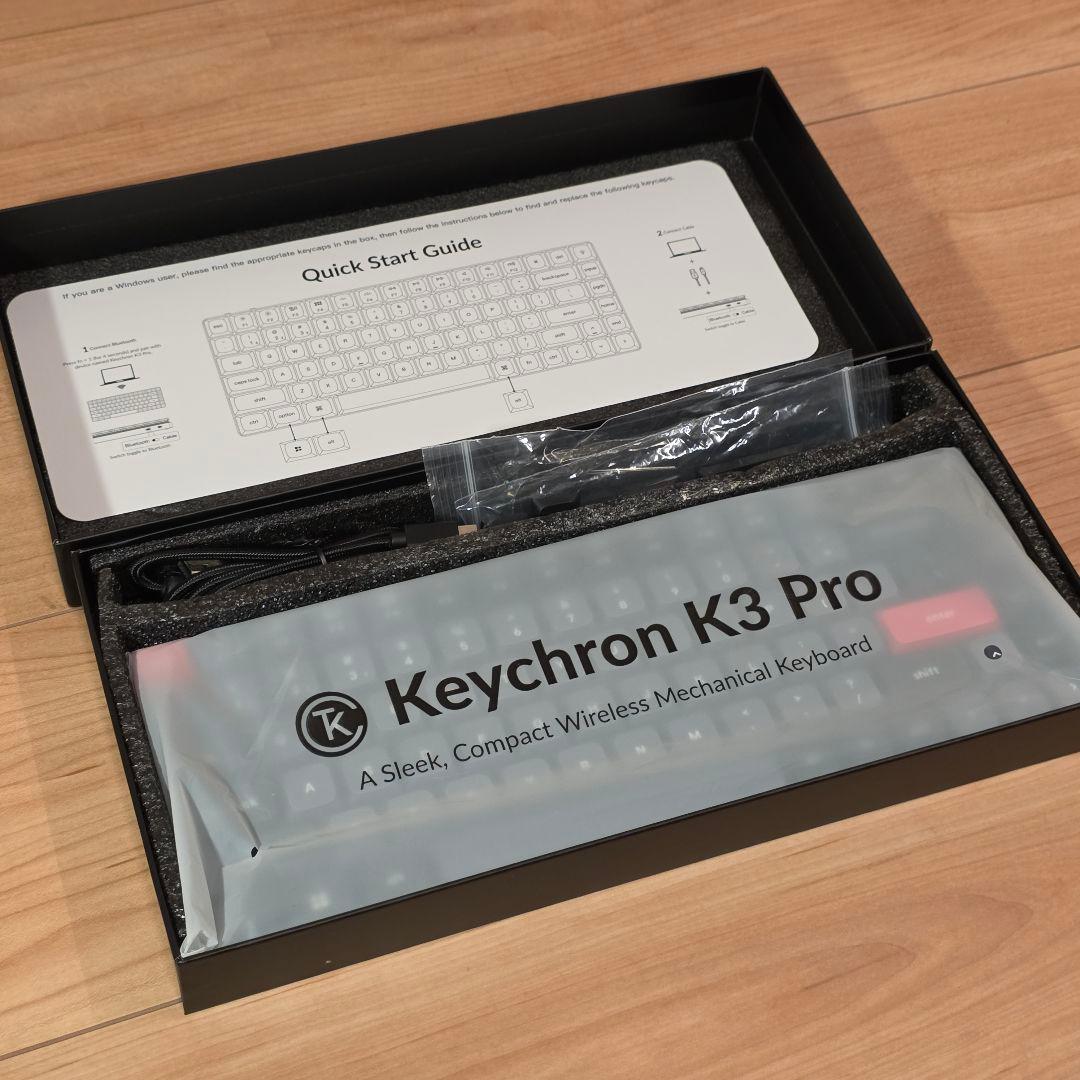 Keychron K3 Pro US配列 RGBライト ホットスワップ対応