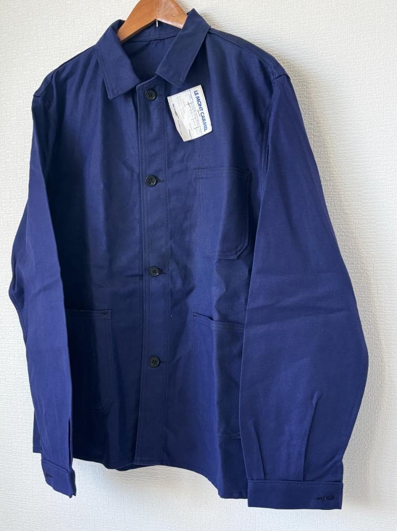 新品 デッドストック LE MONT CAMEL コットンツイル ジャケット