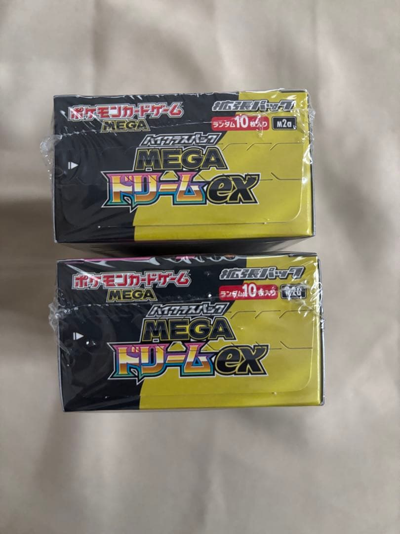 【シュリンク付き】ポケモンカード ポケカ megaドリーム ex 2box