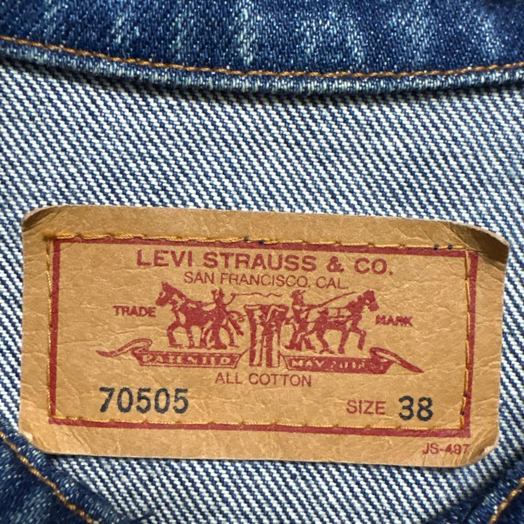 LEVI'S 70505 日本製デニムジャケット サイズ38