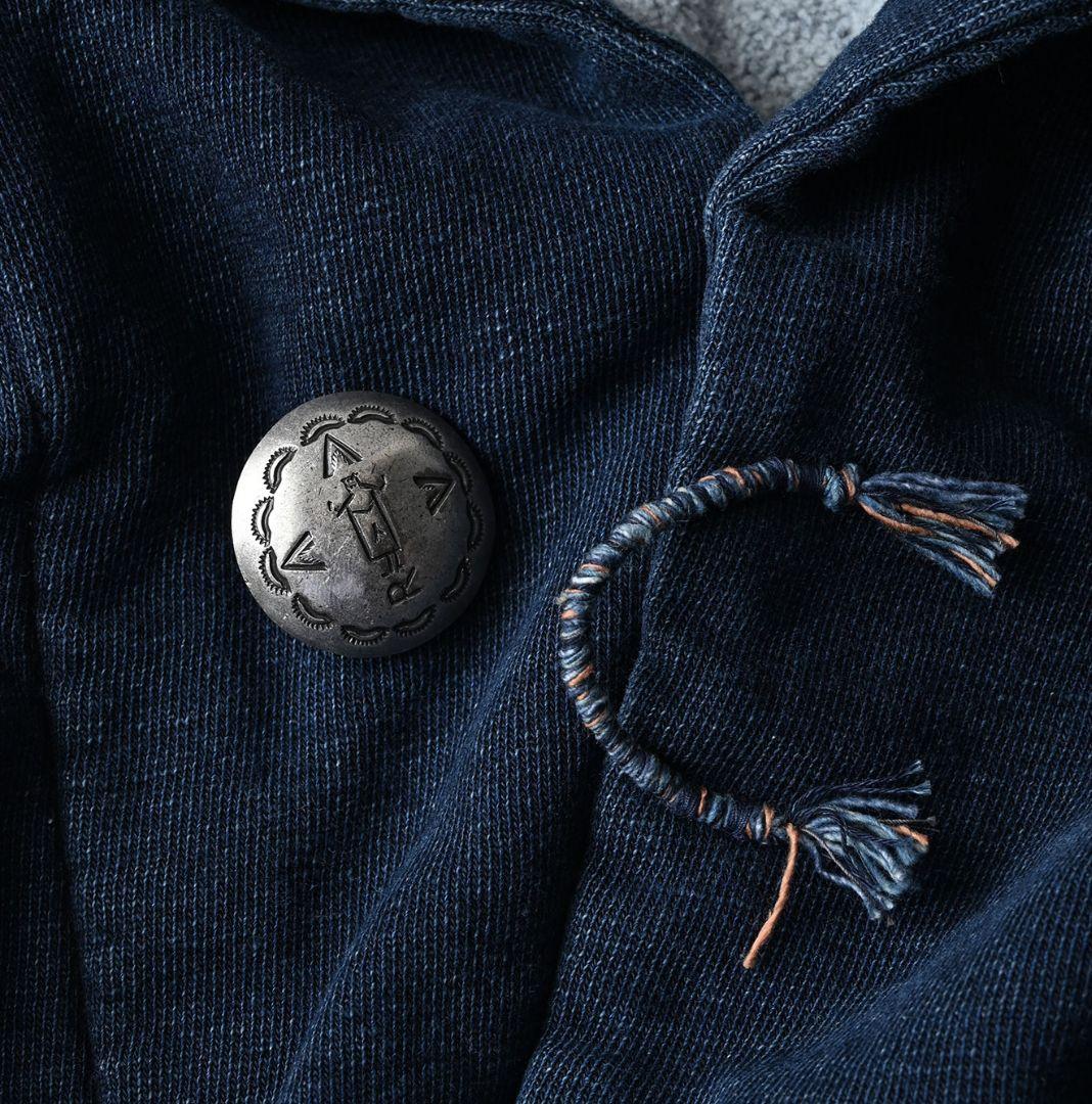 本日最終日45R★山裏毛の908ショール（インディゴ）今季