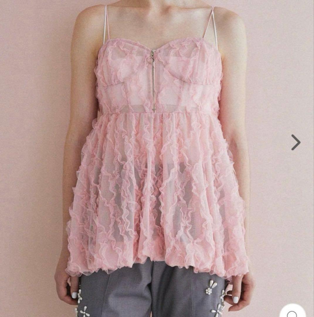POPPY WAVE TULLE CAMI TUNIC キャミソールあさぎーにょ