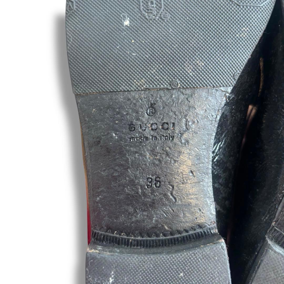 ^*^様 【美品】GUCCI グッチ1953 ホースビットローファー パテントレ
