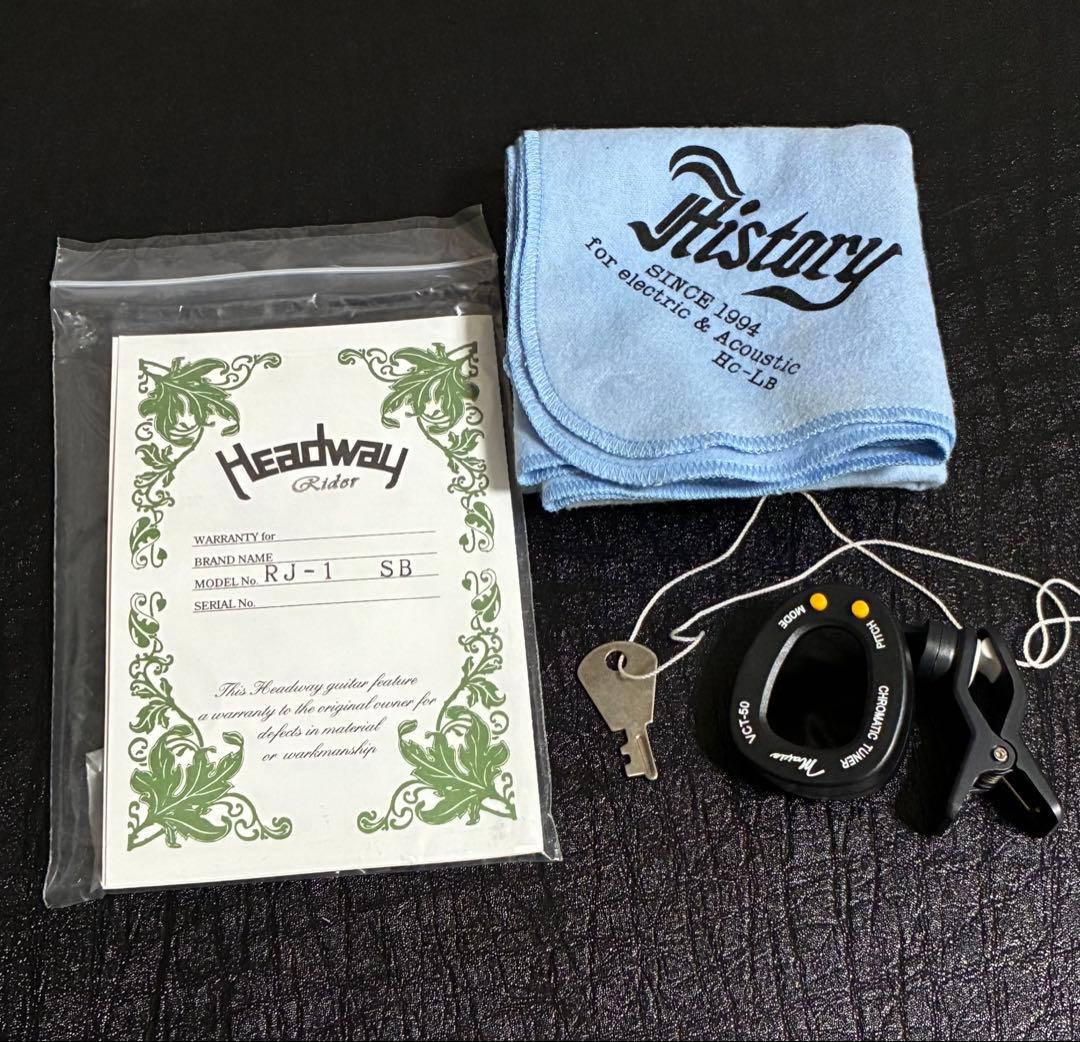 RIDER RJアコースティックギター ハードケース・クロマチックチューナー付き