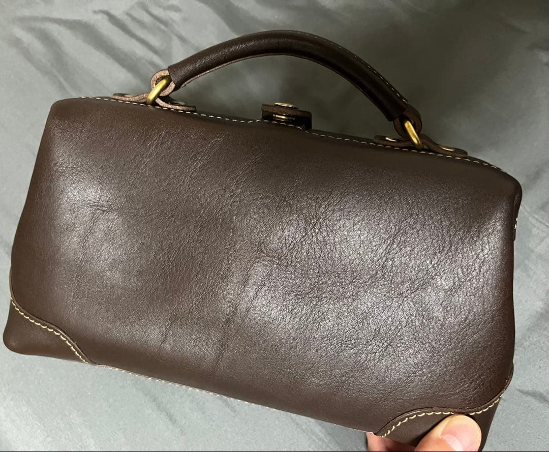 PORCO ROSSO 口枠 ショルダーバッグ ブラウン