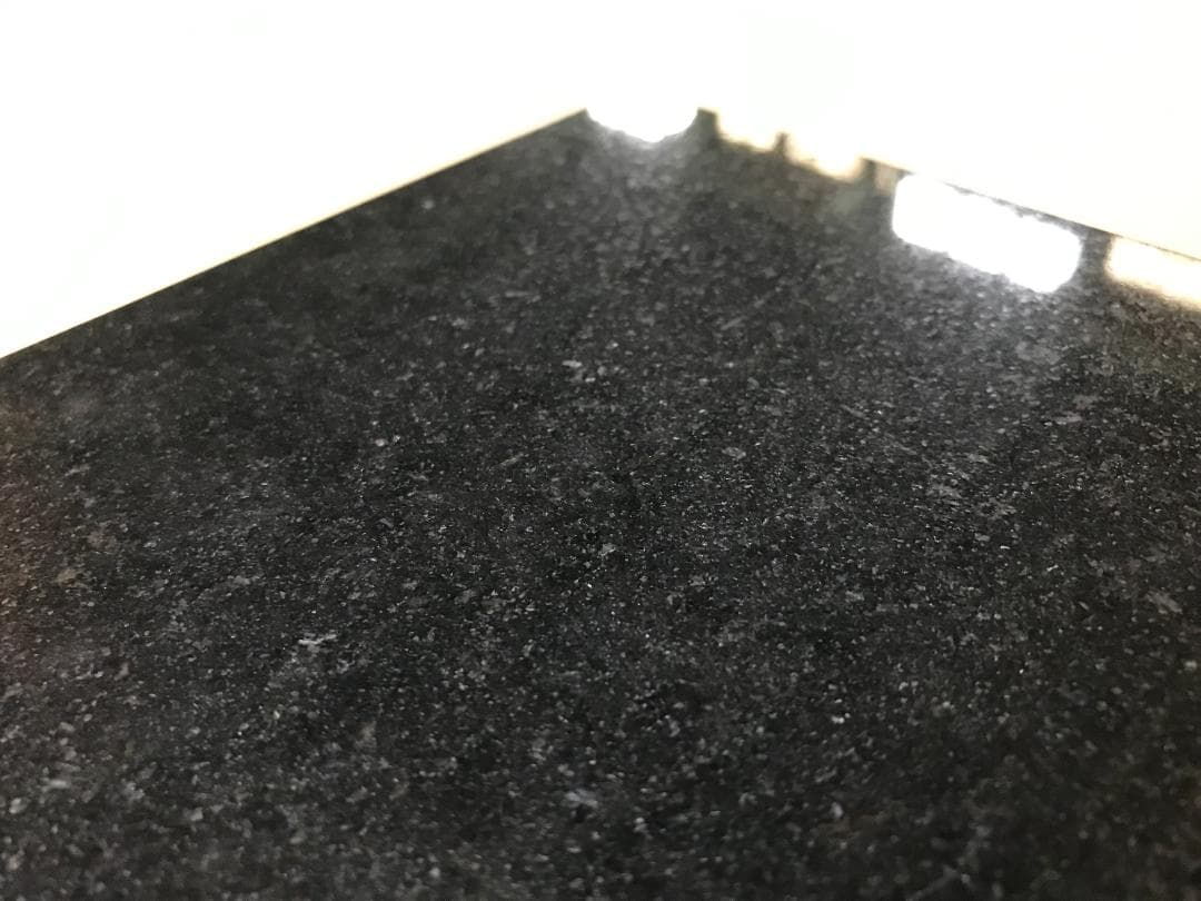 高級 天然黒御影石　オーディオボード　●400×375×30●　送料無料