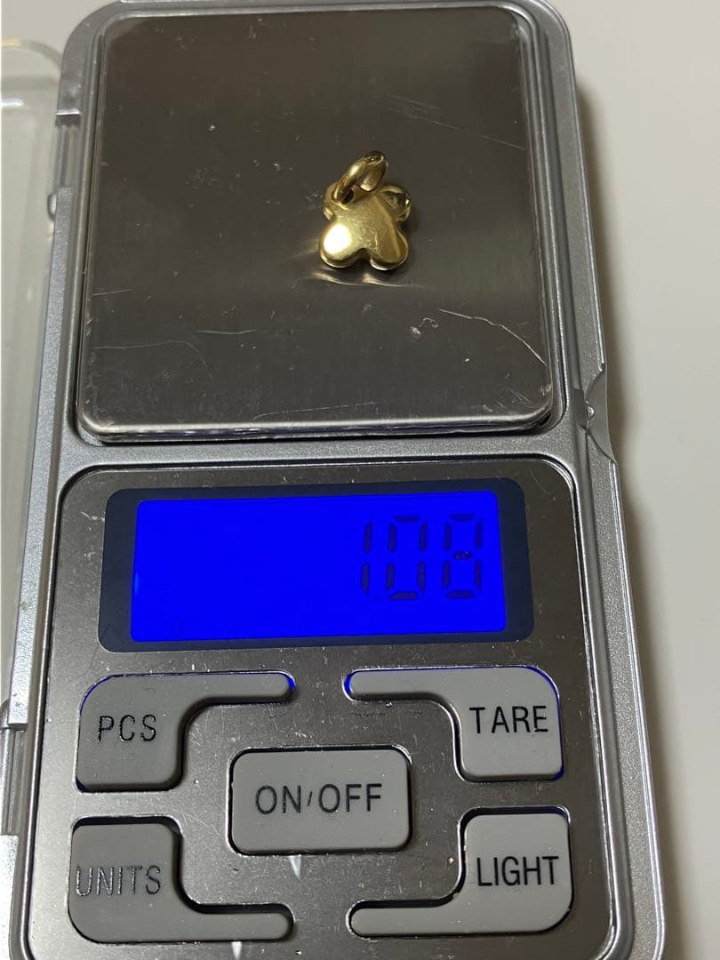 k18ゴールド クローバー型チャーム