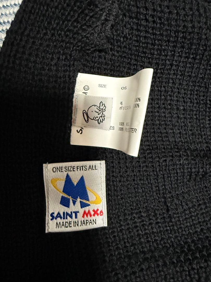 国内正規 セントマイケル24AW ブランドロゴ ウール ニットキャップ