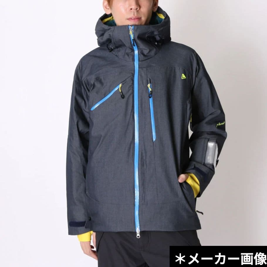 フェニックス 防水透湿スキーウェア 中綿防寒 ジャケット メンズM インディゴ