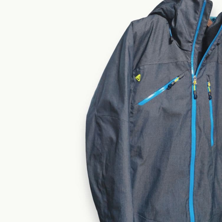 フェニックス 防水透湿スキーウェア 中綿防寒 ジャケット メンズM インディゴ