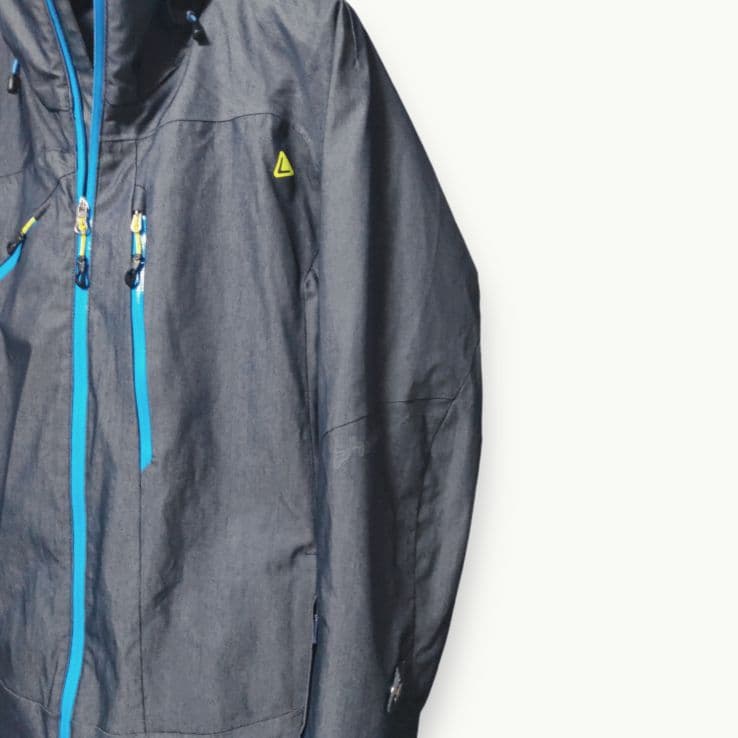 フェニックス 防水透湿スキーウェア 中綿防寒 ジャケット メンズM インディゴ