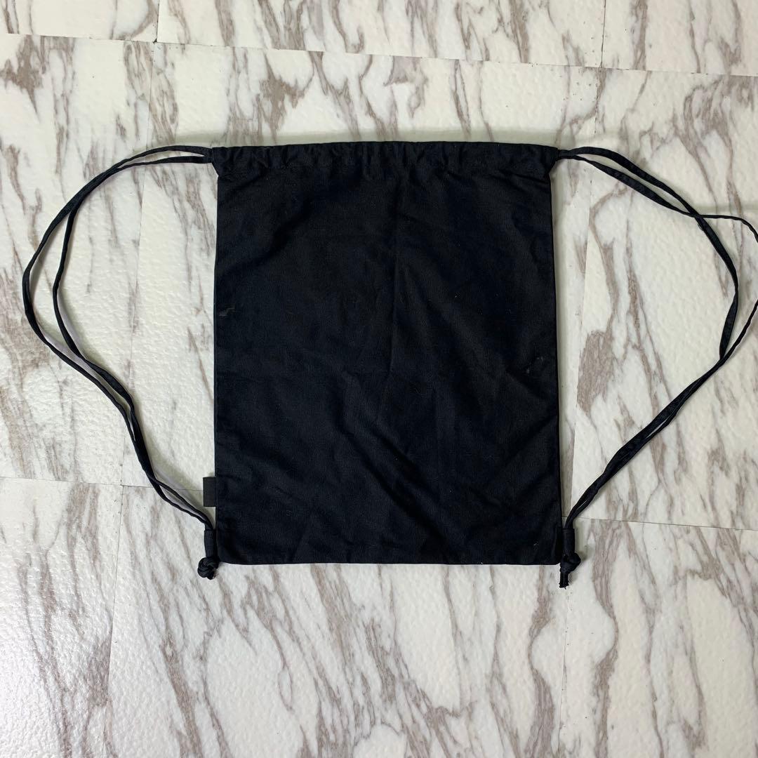 CHANEL ナップサック ロゴプリント ブラック 非売品 make up