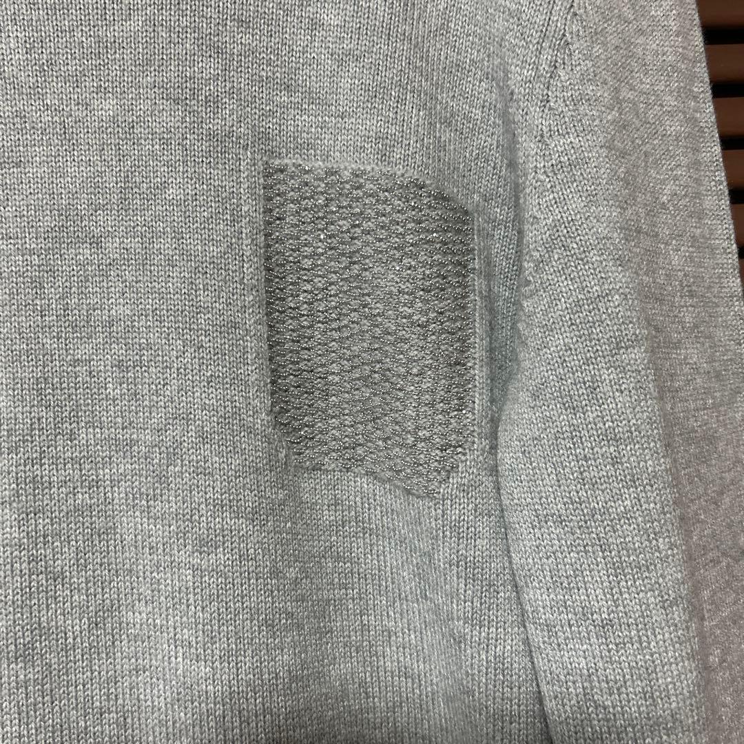 ペゼリコ　グレーハイネックニットワンピース　40