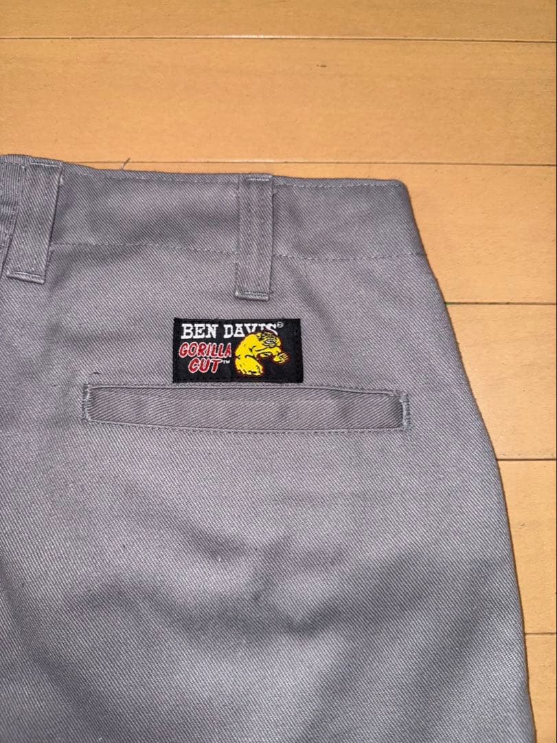 Ben davis ゴリラカット　ベンデイビス　ワークパンツ　w34 グレー