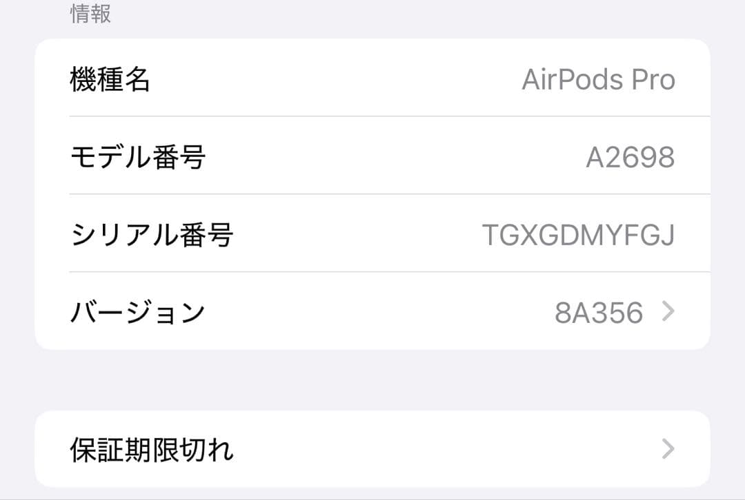 AirPodsPro2 本体 ライトニング