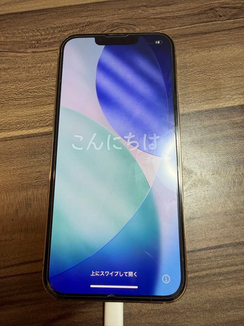 iPhone 13 Pro 256GB ゴールド　割れ傷あり