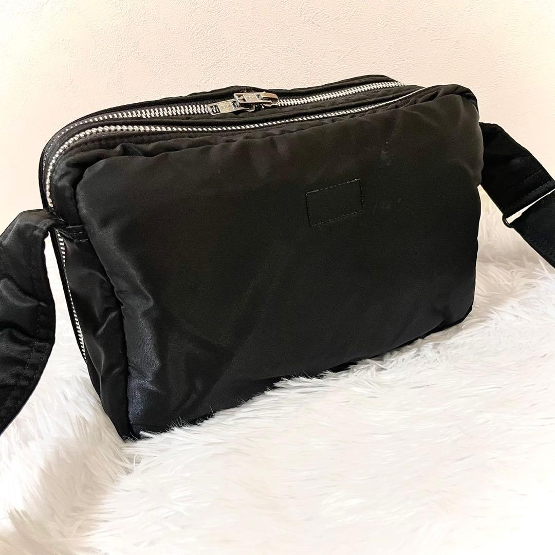 【廃盤品】 PORTER ポーター タンカー 2層 ショルダーバッグ S 黒