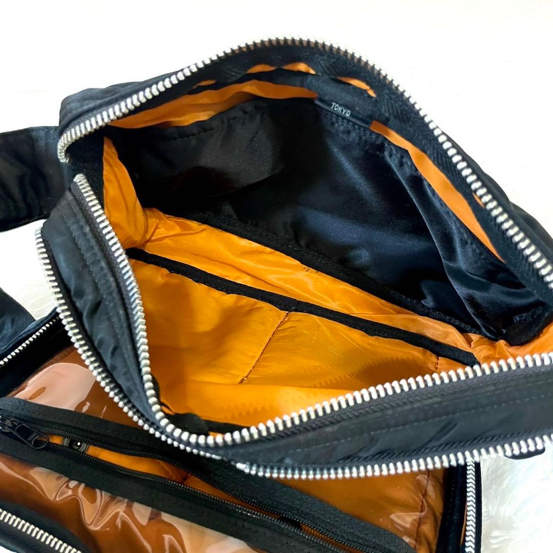 【廃盤品】 PORTER ポーター タンカー 2層 ショルダーバッグ S 黒