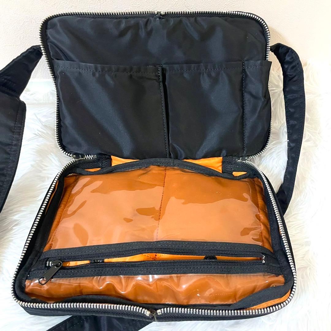 【廃盤品】 PORTER ポーター タンカー 2層 ショルダーバッグ S 黒