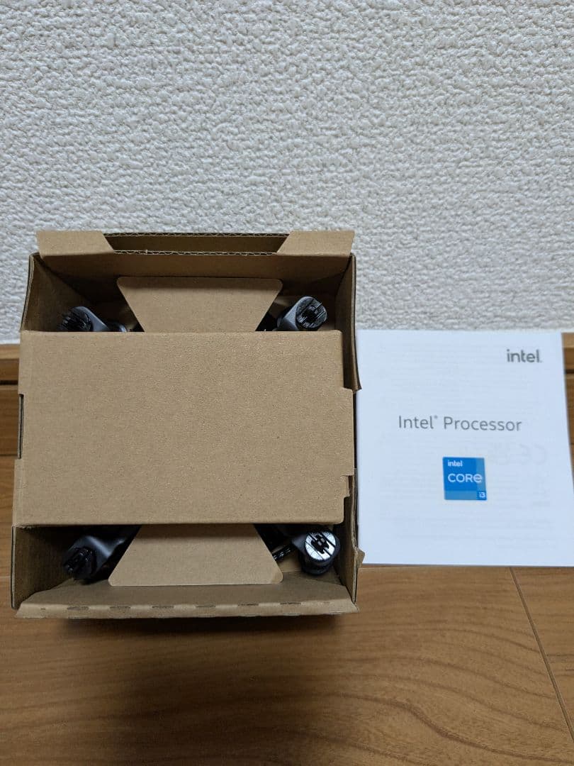 Intel Core i3-12100F 12世代 LGA1700 純正クーラー