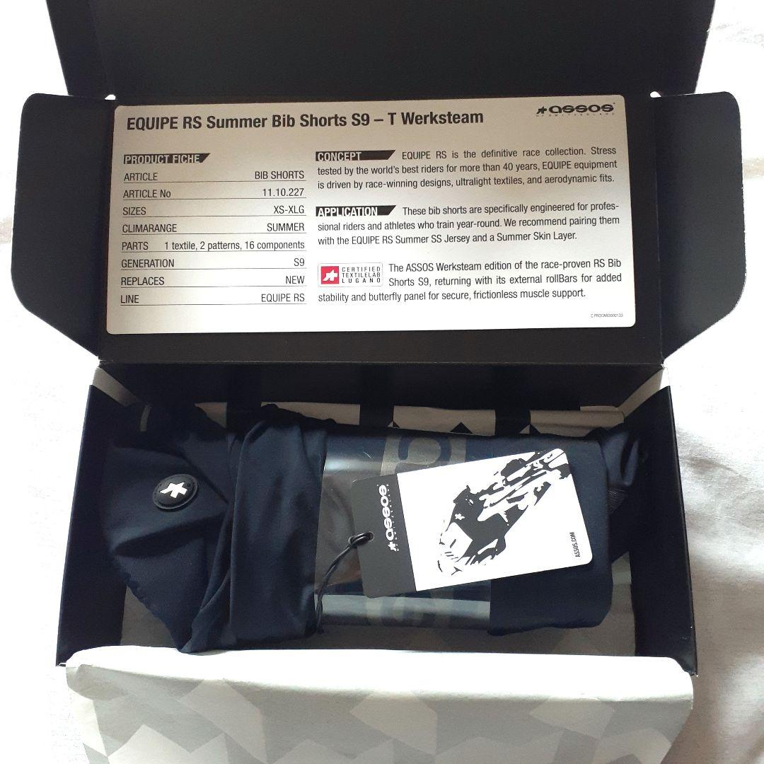 Assos アソス EQUIPE RS Werksteam Mサイズ